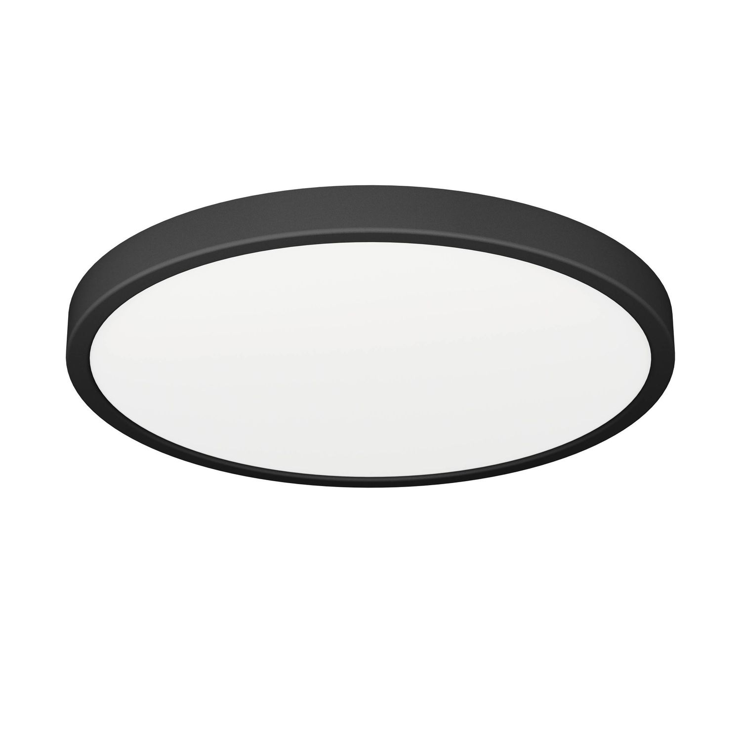 EGLO Plafondlamp Badkamer Fueva 6 Zwart ⌀28cm 14,2w