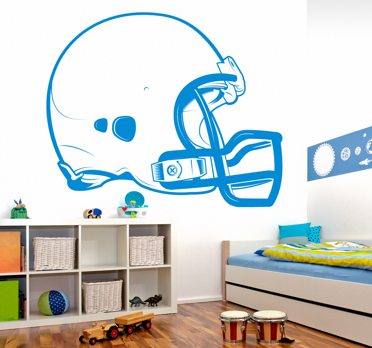 Tenstickers Sticker rugby bescherming