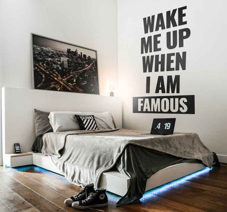Tenstickers Stencil quote muursticker