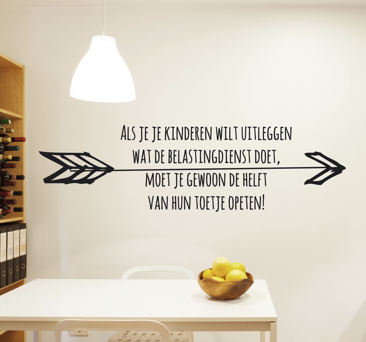 Tenstickers Muursticker keuken mit belasting Nederland