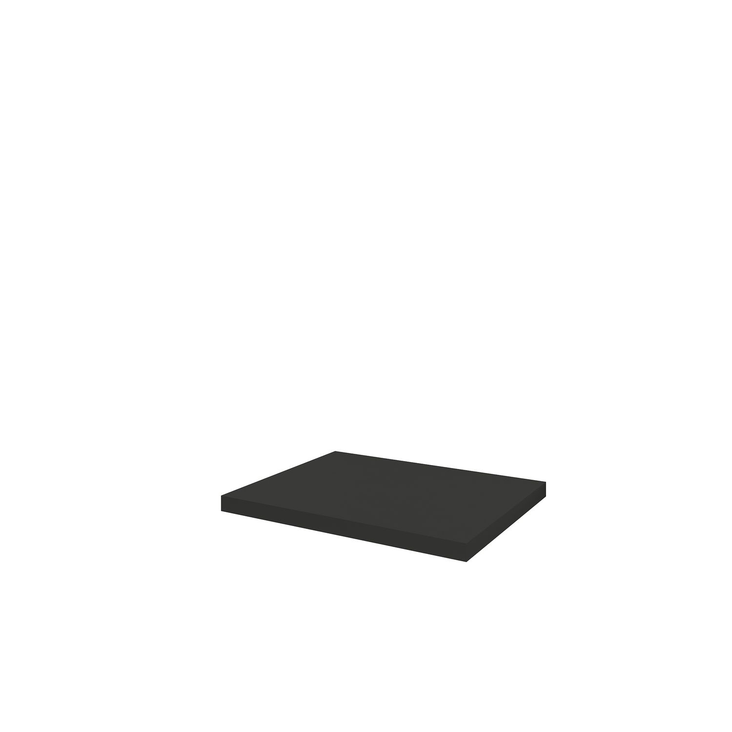 Aquazuro Wastafelblad Napoli Mat Zwart 60cm