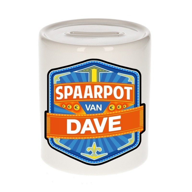 Bellatio Decorations Kinder spaarpot voor Dave -