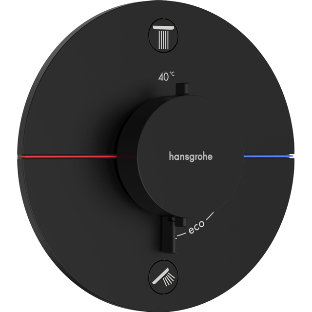 Hansgrohe Showerselect Comfort S thermostaat - inbouw - 2 functies - mat zwart 15554670