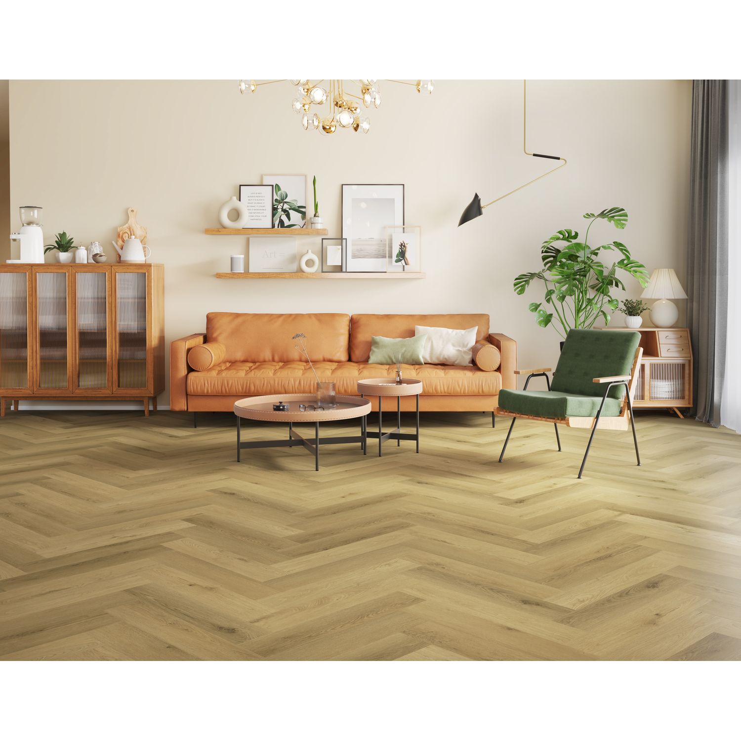 Praxis Pvc Vloer Silence Visgraat Sereen 7,5mm 1,815m²