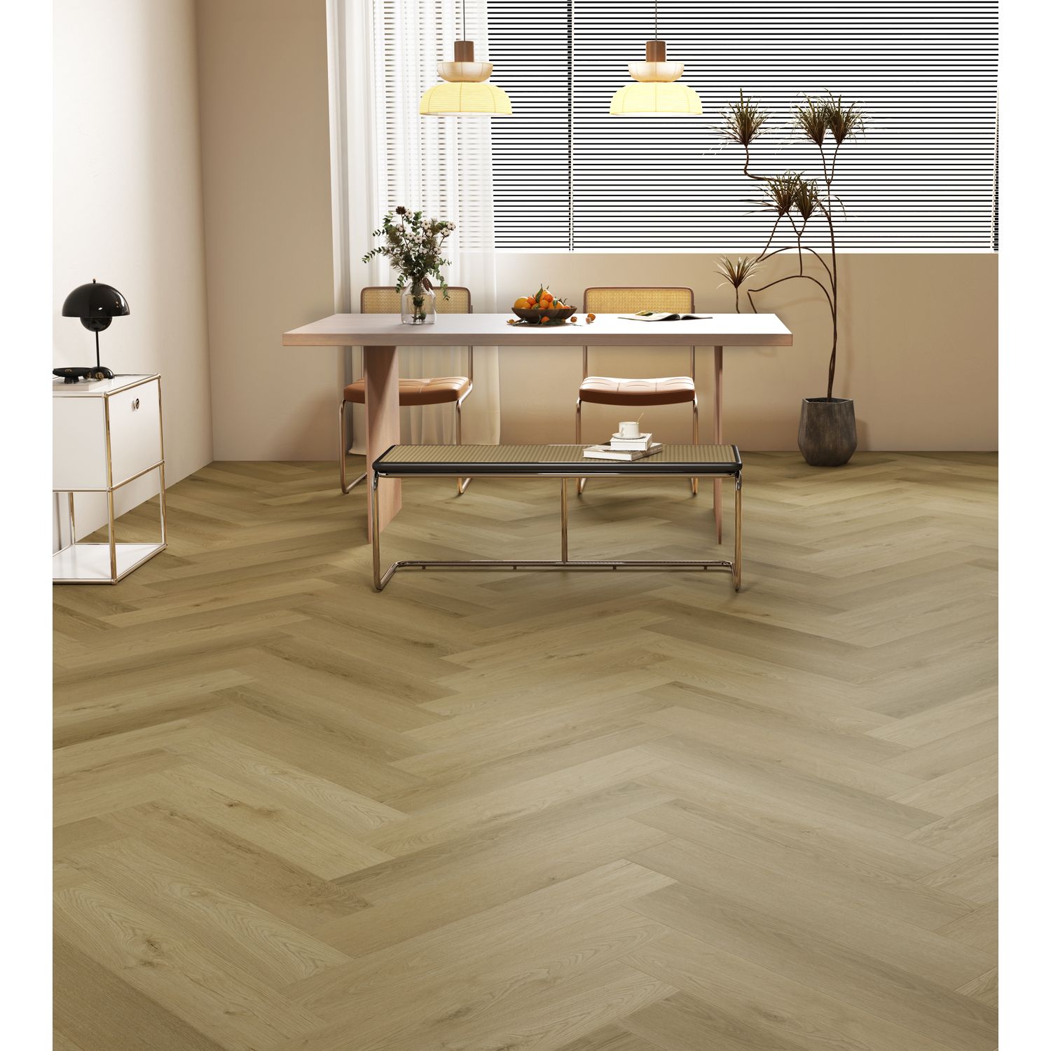 Praxis Pvc Vloer Silence Visgraat Rustig 7,5mm 1,815m²