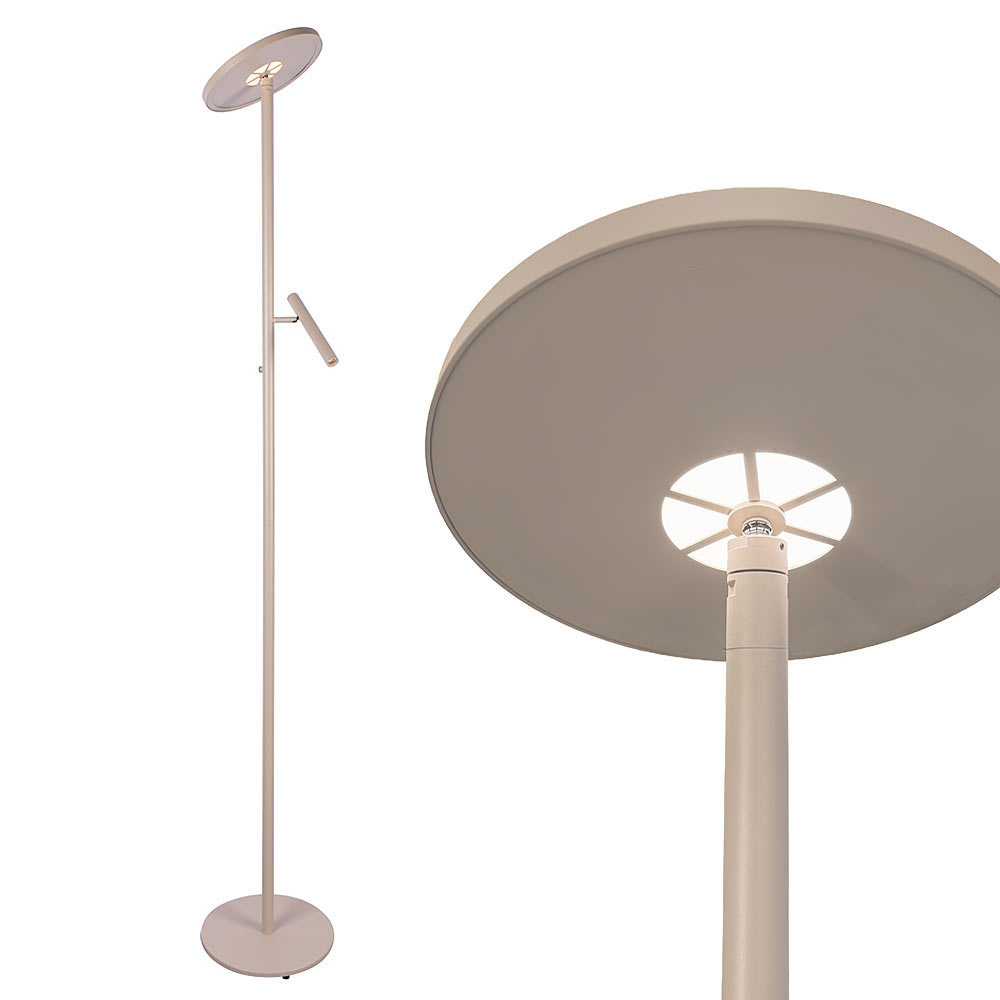 Freelight Vloerlamp Stanza 2 lichts H 180 cm beige