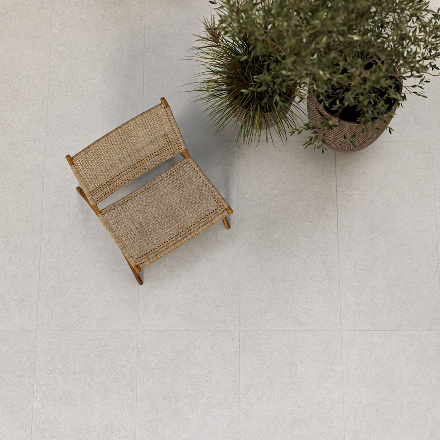 Cifre Ceramica Vloertegel  Borneo 120x120 cm Betonlook Mat Grijs 