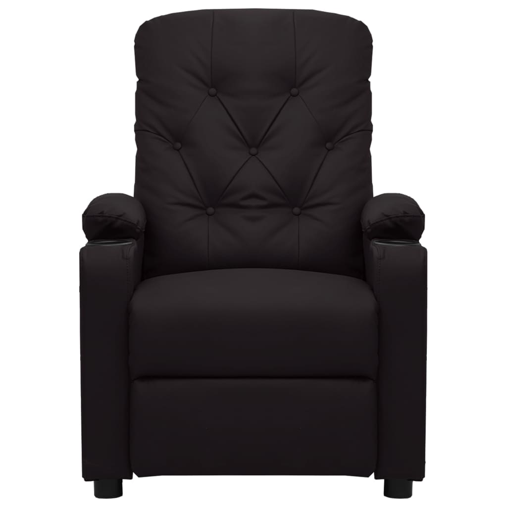 vidaXL Massagestoel kunstleer zwart