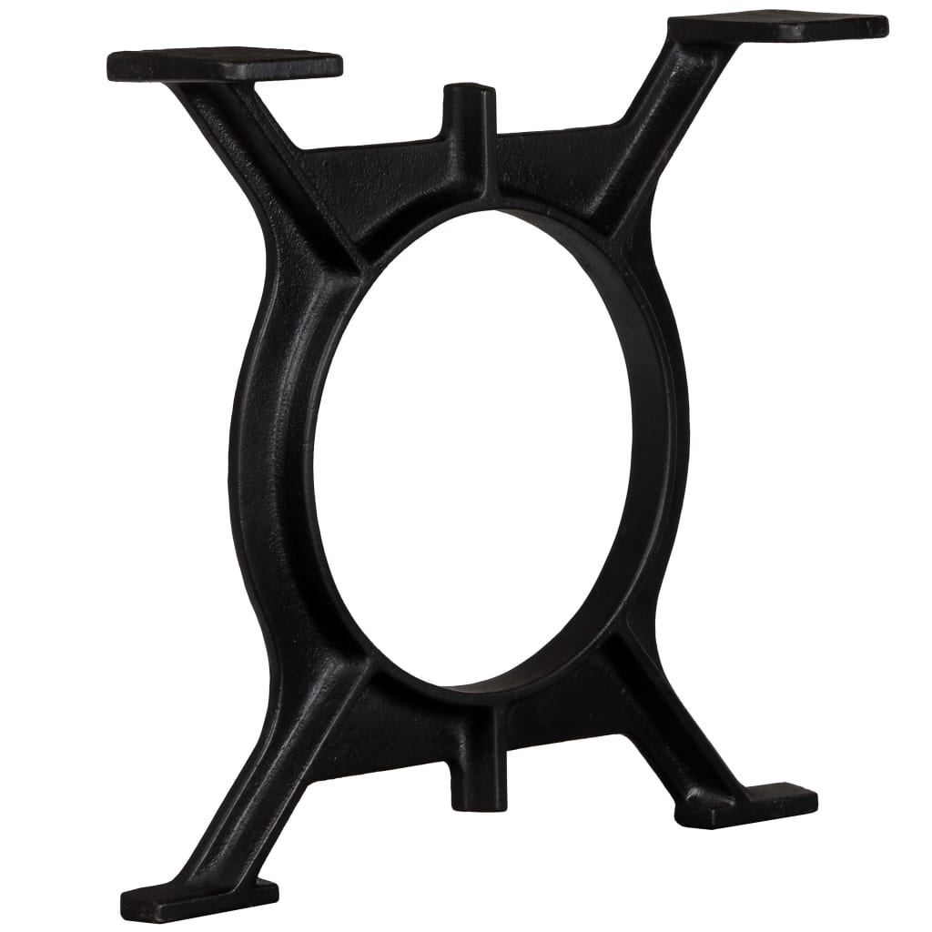 vidaXL Salontafelpoten 2 st O-frame gietijzer