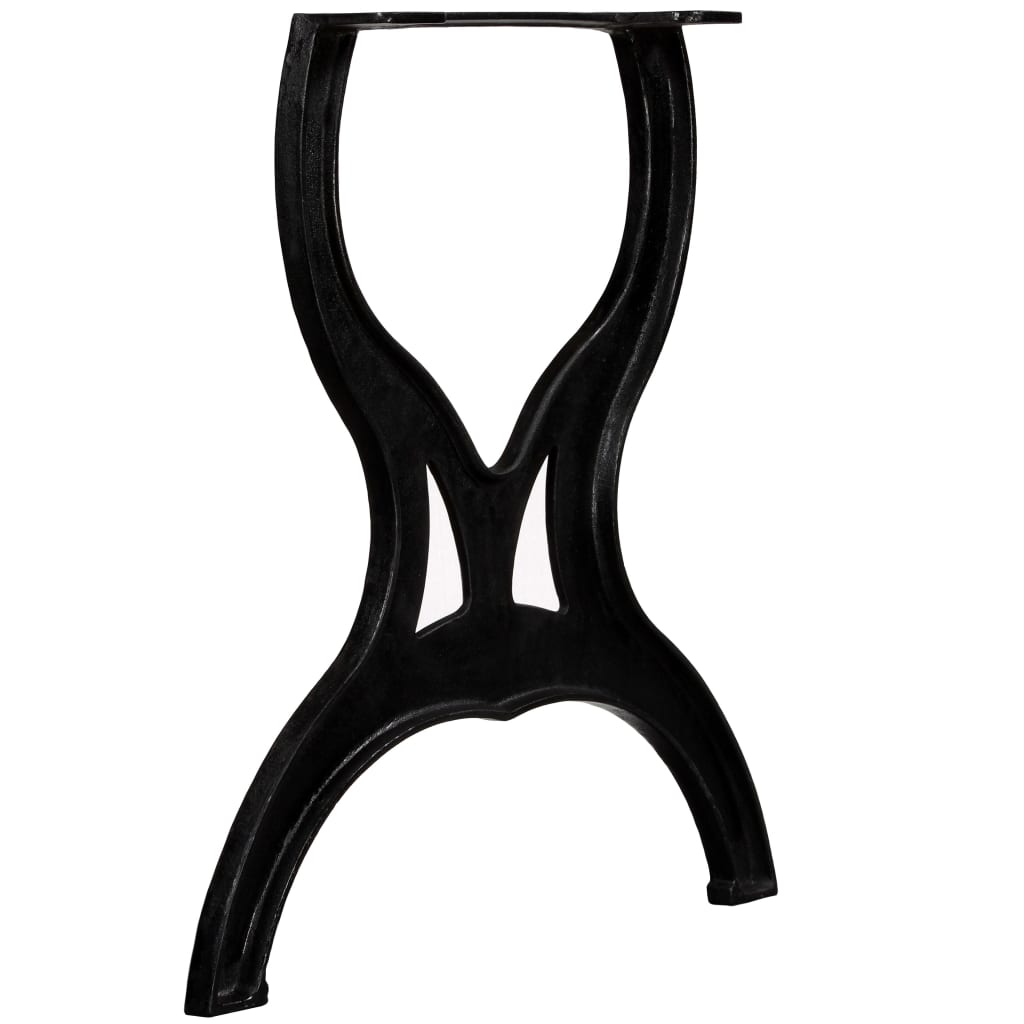 vidaXL Eettafelpoten 2 st X-frame gietijzer