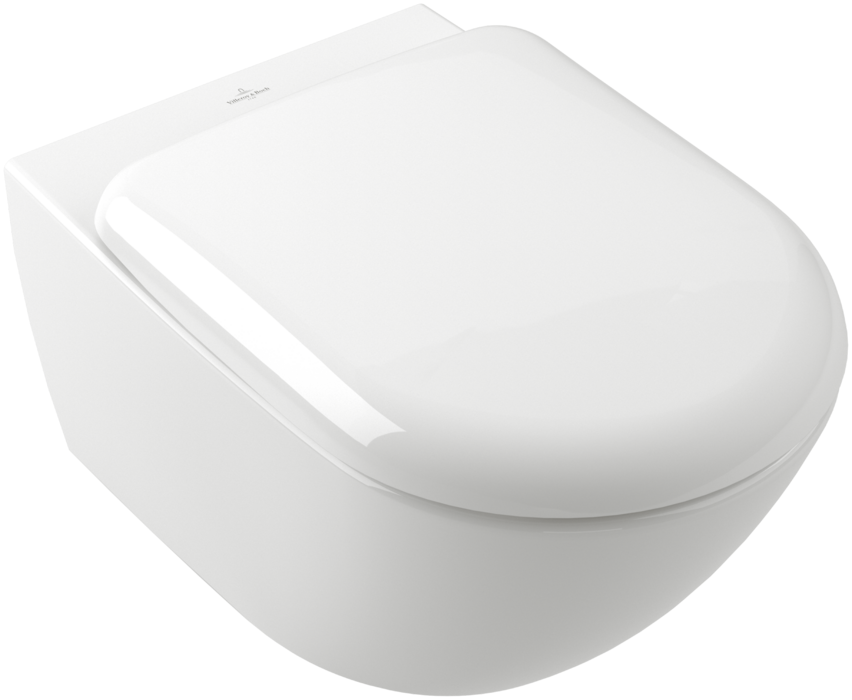 Villeroy & Boch Antao randloos toilet CeramicPlus met TwistFlush wit glans