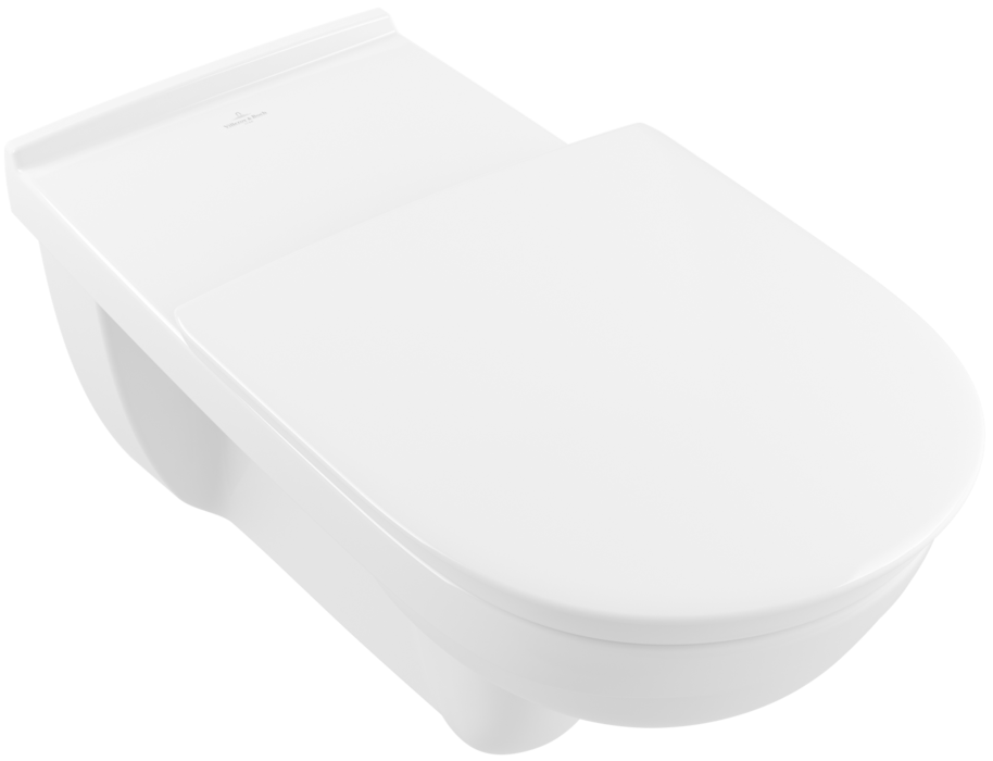 Villeroy & Boch ViCare randloos toilet extra lang met standaard handgrepen wit glans
