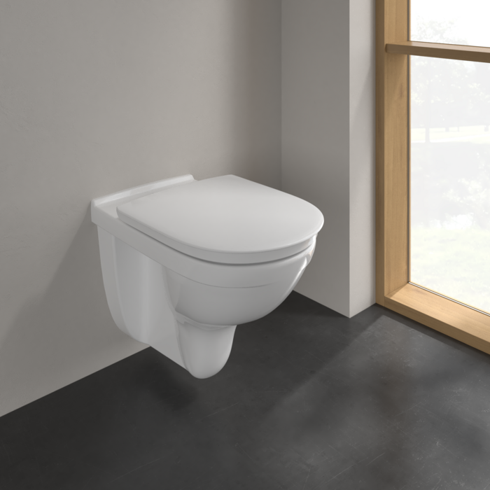 Villeroy & Boch ViCare randloos toilet CeramicPlus met AntiBac wit glans