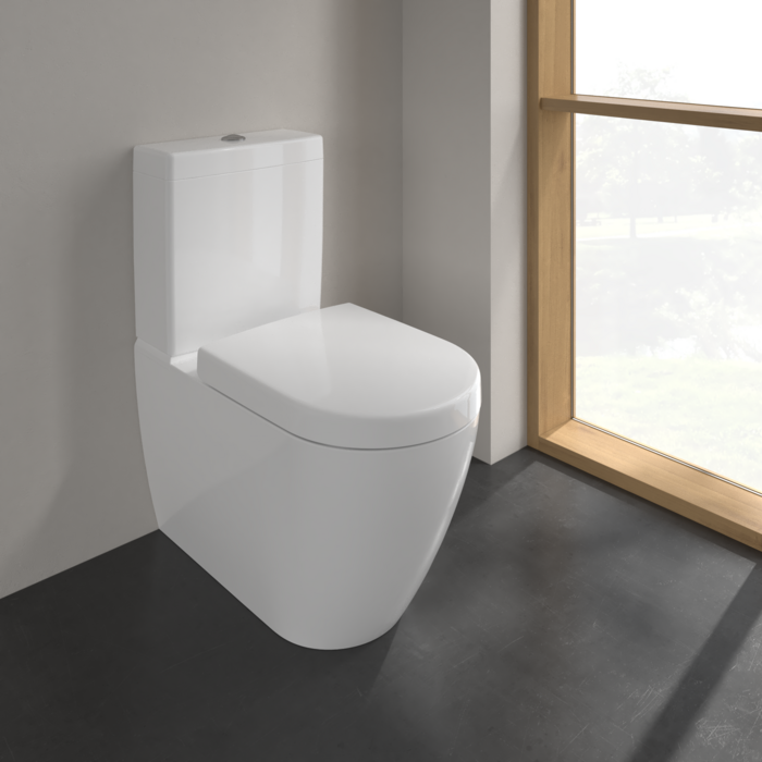 Villeroy & Boch Subway 2.0 randloos duoblok toilet CeramicPlus wit glans