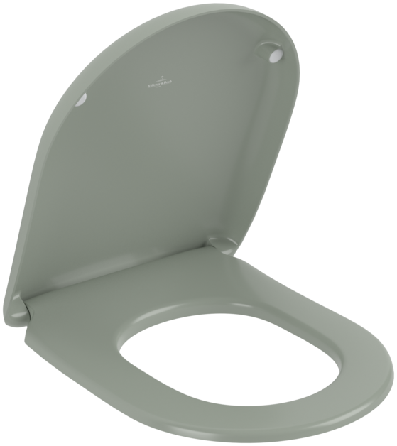 Villeroy & Boch Antao softclose toiletzitting met quick release saliegroen