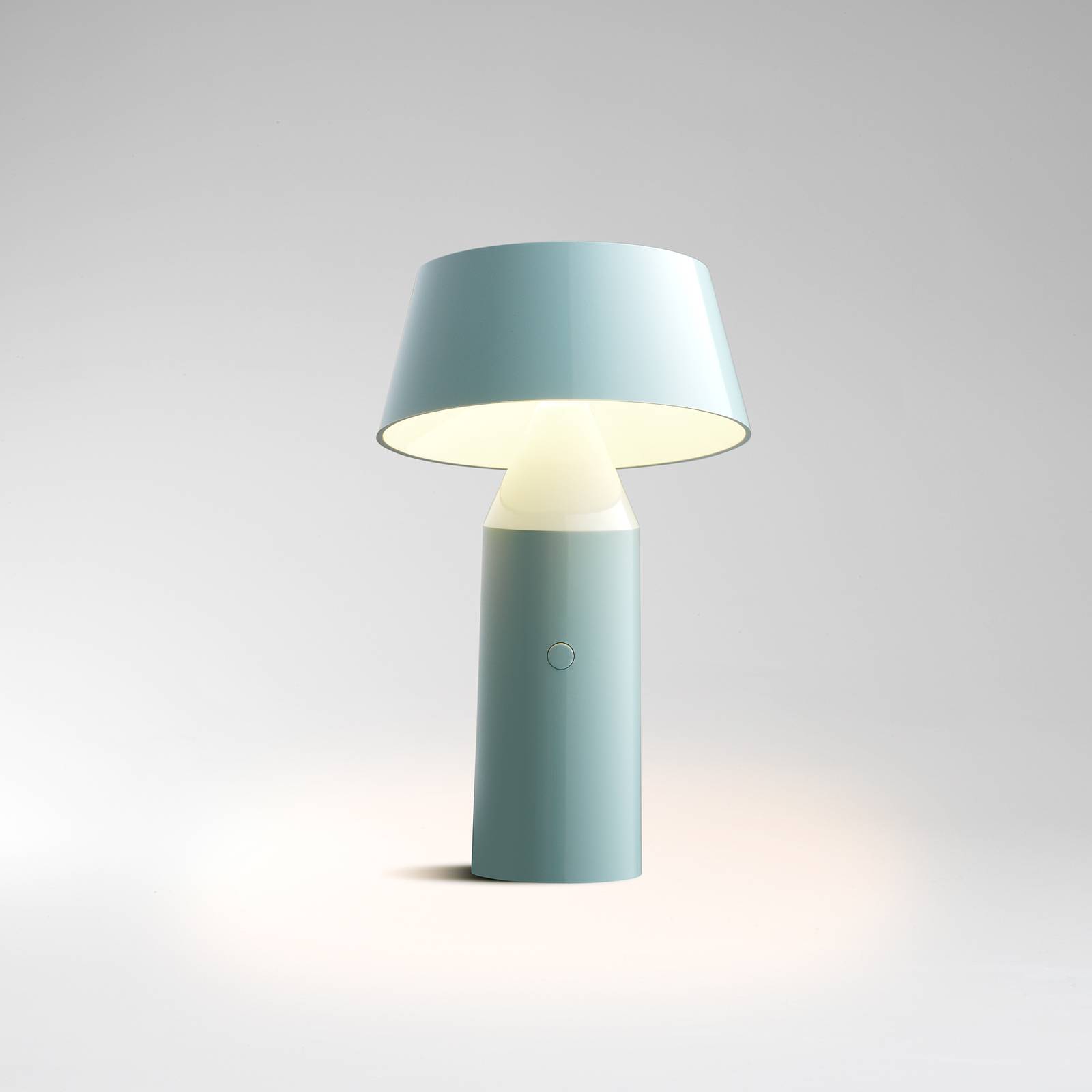 Marset Bicoca LED accu-tafellamp lichtblauw