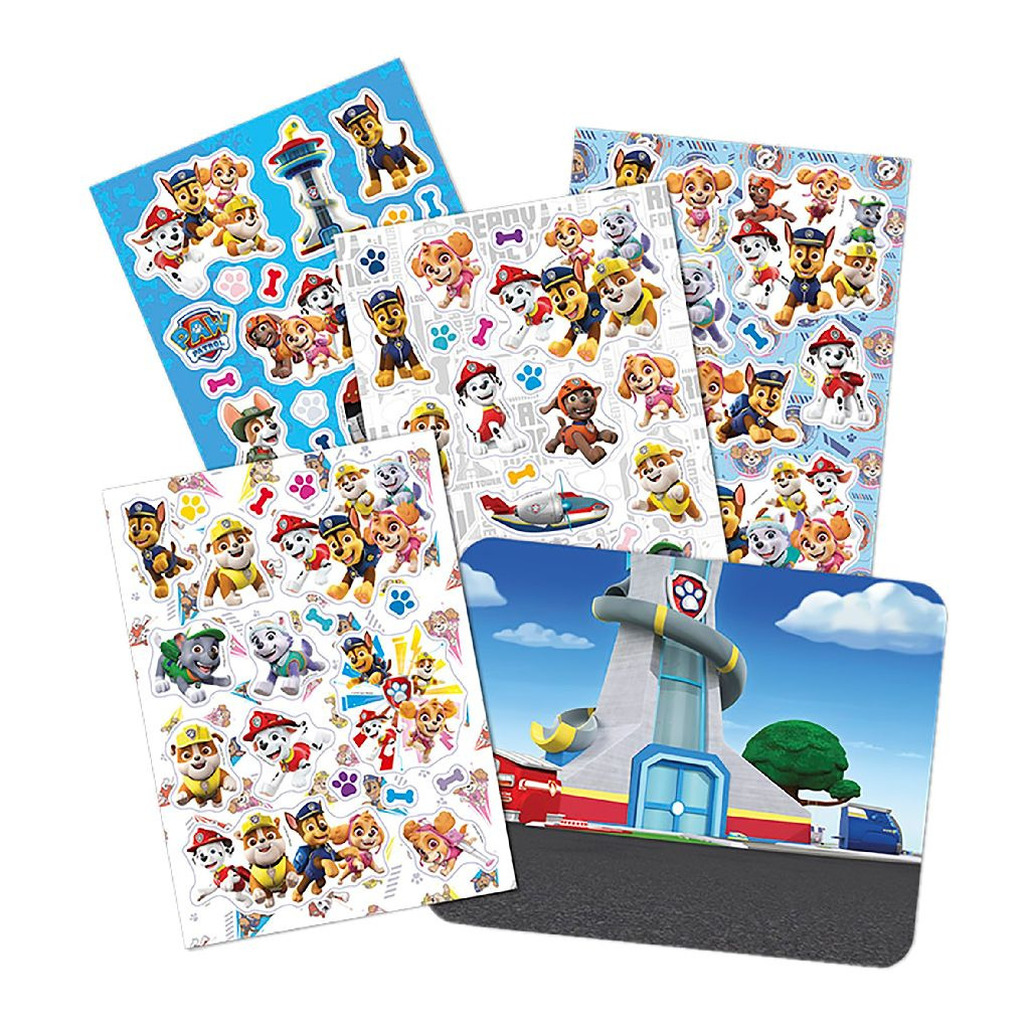 Nijntje Raam/autoraam kinder stickers - 4 velletjes - Paw Patrol thema -