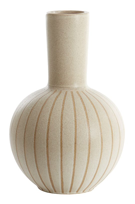 Light & Living Vaas Ulloa Keramiek, 52cm - Zand