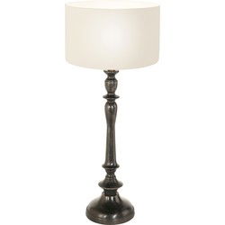 Steinhauer Tafellamp Bois met witte kap 3764ZW