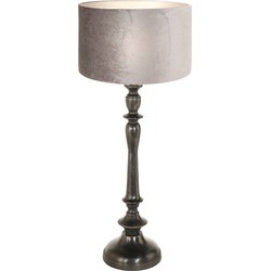 Steinhauer Tafellamp Bois met zilvere kap 3767ZW