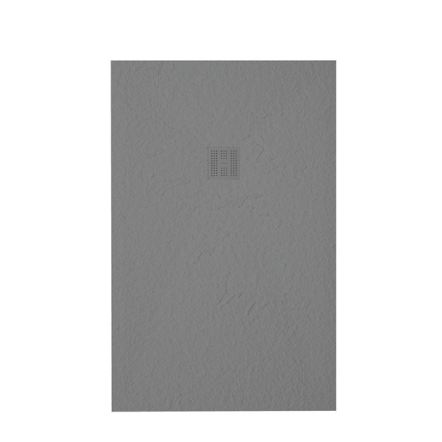 Zeza Grade douchevloer - 100x100cm - antislip - antibacterieel - mineraalmarmer - vierkant - mat cemento (grijs) 400000000000019415