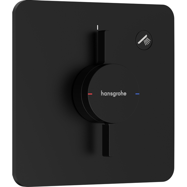Hansgrohe Duoturn Q inbouwkraan voor 1 functie mat zwart 75614670