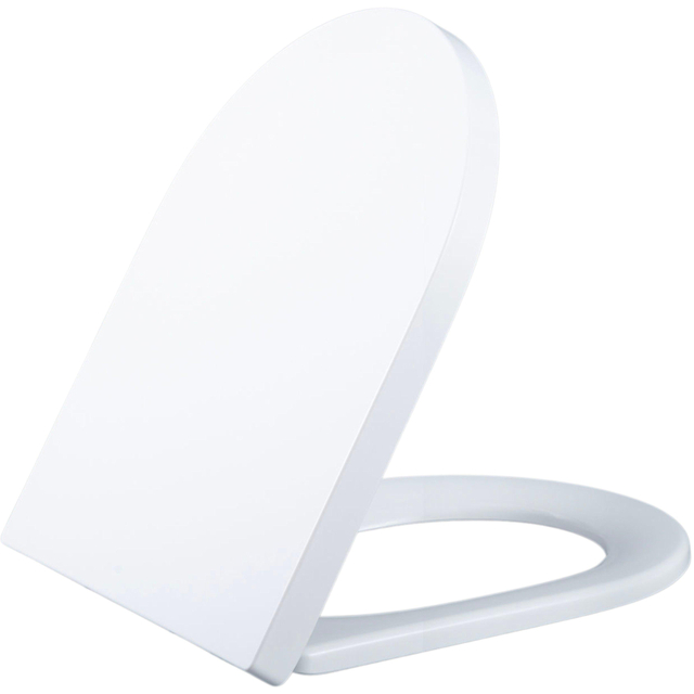 QeramiQ Dely Zitting - softclose - quickrelease - 35mm - glans wit E13/A15 UF seat Glossy_Matt White