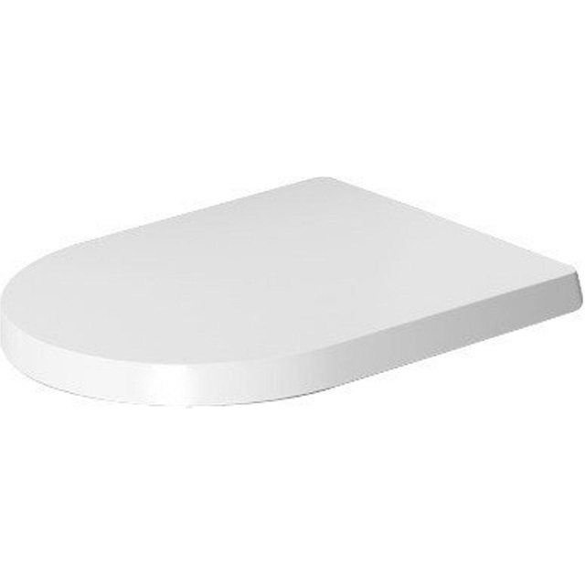 Duravit ME by Starck WC-zitting 43.8x37.4x5.1cm compact Kunststof wit Glanzend 0020110000