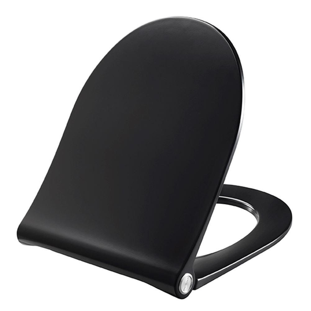 Pressalit Sway d2 closetzitting met softclosing en quickrelease zwart 994001-df4999