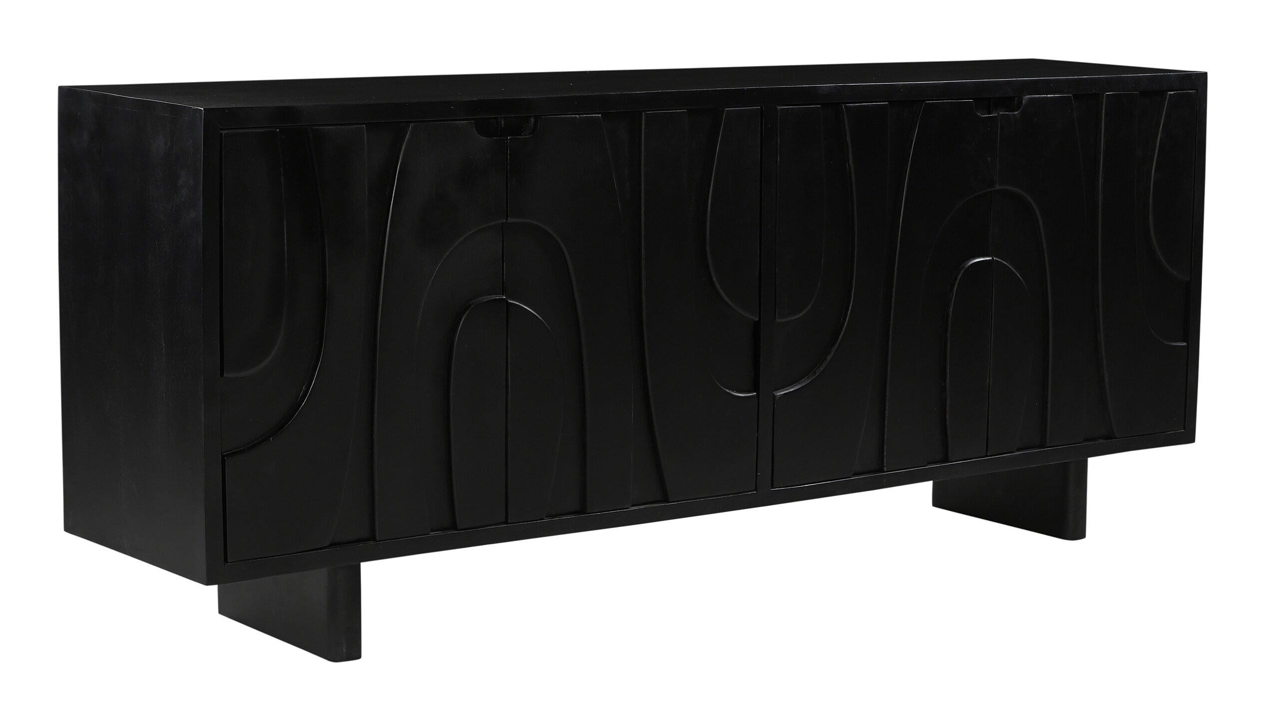 Artistiq Living Artistiq Dressoir Elisebeth Mangohout, 180cm - Zwart