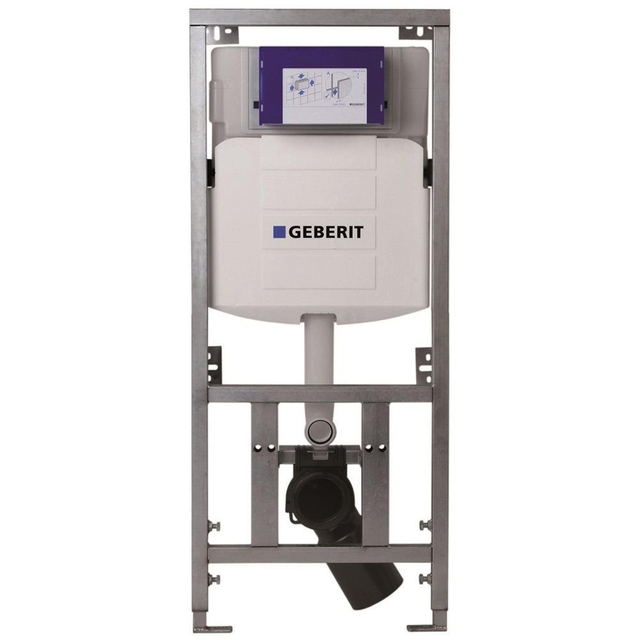 Geberit/Burda Geberit UP320 inbouwreservoir met Burda frame - frontbediening - dual flush - met Burda isolatiemat 0701131