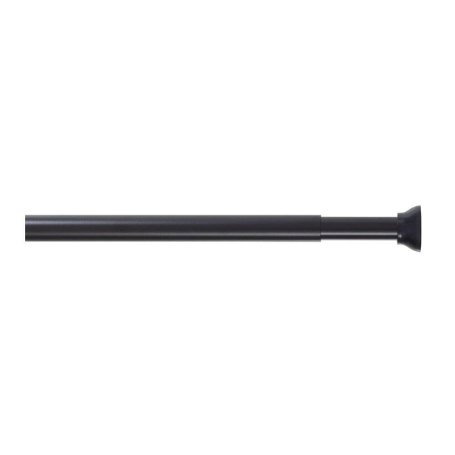 Sealskin Douchegordijnstang - 110-185 cm - zwart 800616