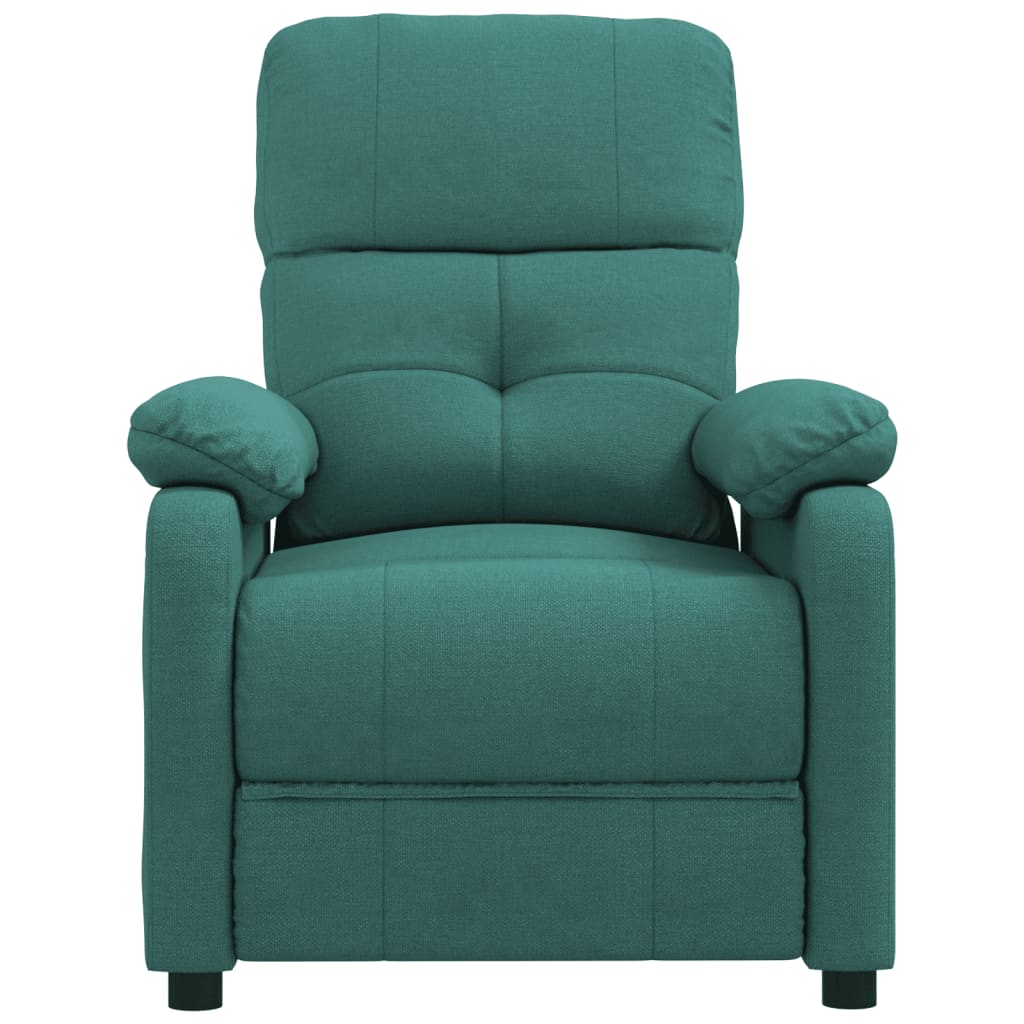 vidaXL Massagestoel stof donkergroen