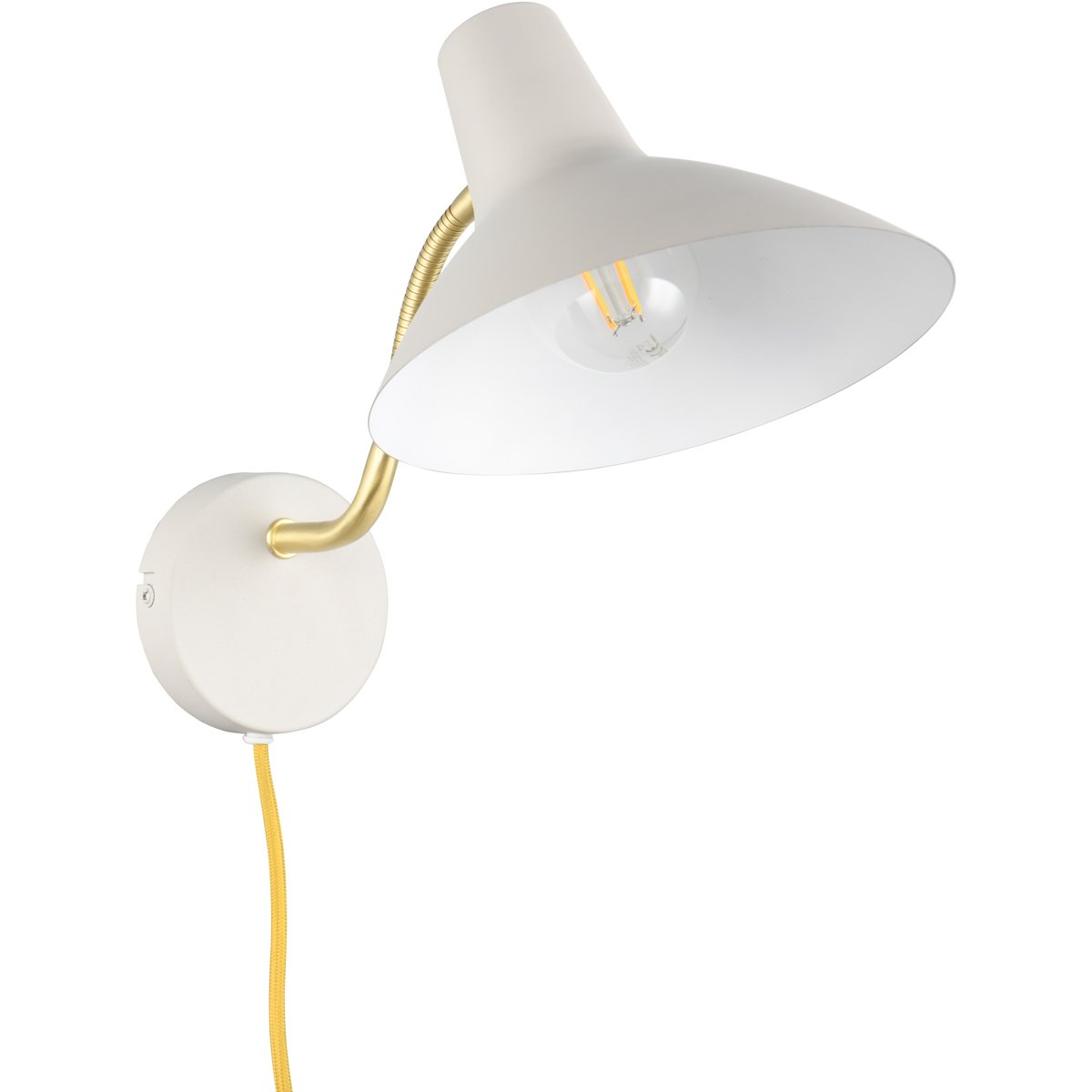 BES LED LED Wandlamp - Wandverlichting - Trion Fellar - E27 Fitting - IP20 - Grijs - Metaal