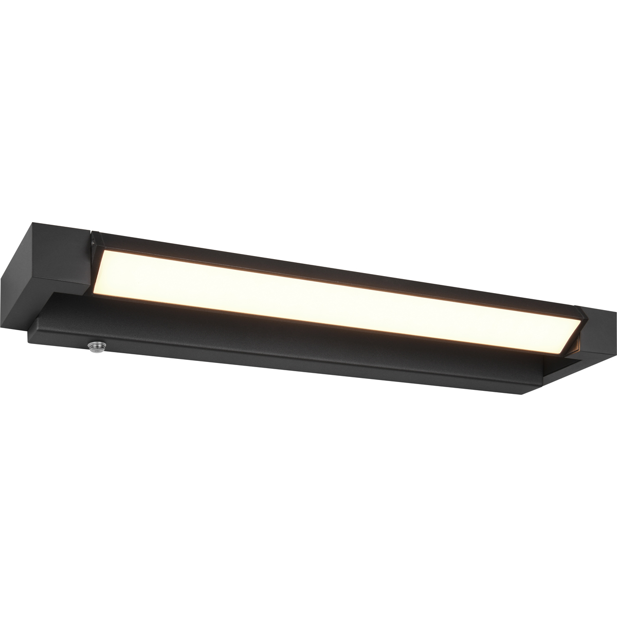 BES LED LED Wandlamp - Wandverlichting - Trion Fabio - 9W - Aanpasbare Kleur - Touchdimmer - Mat Zwart - Aluminium