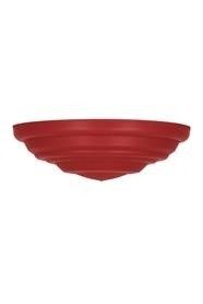 Bailey plafondkap kunststof groot rood RAL3002