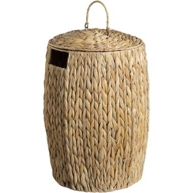 Leen Bakker Mand met deksel Jaap - naturel - 50xØ36 cm