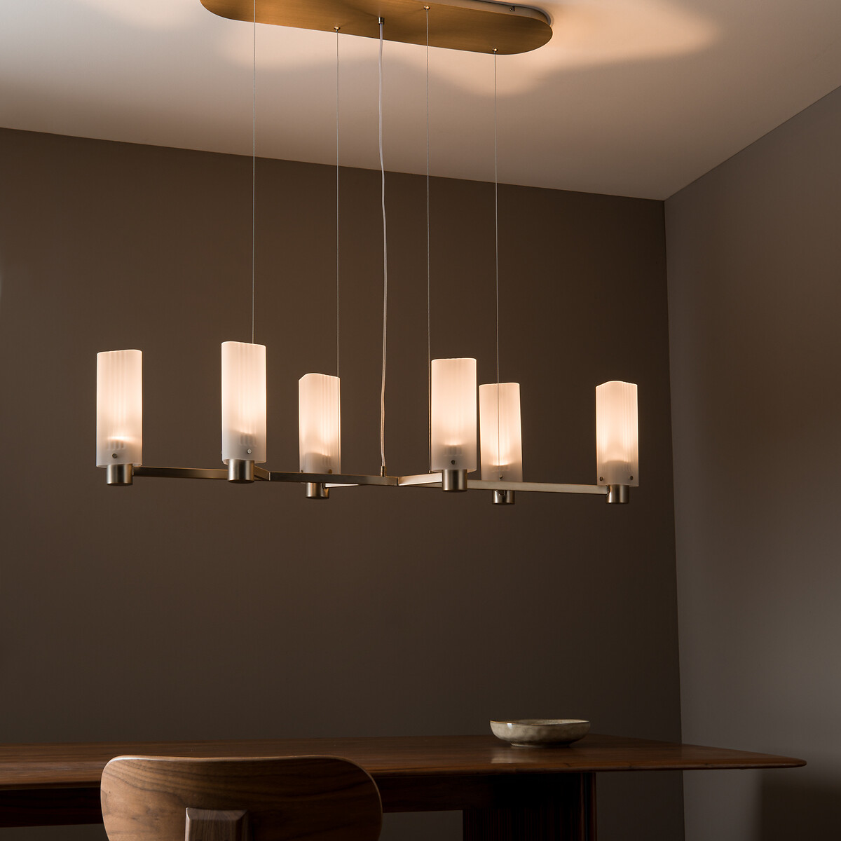 AM.PM Hanglamp in glas/staal, Strozzi, design E.Gallina&
