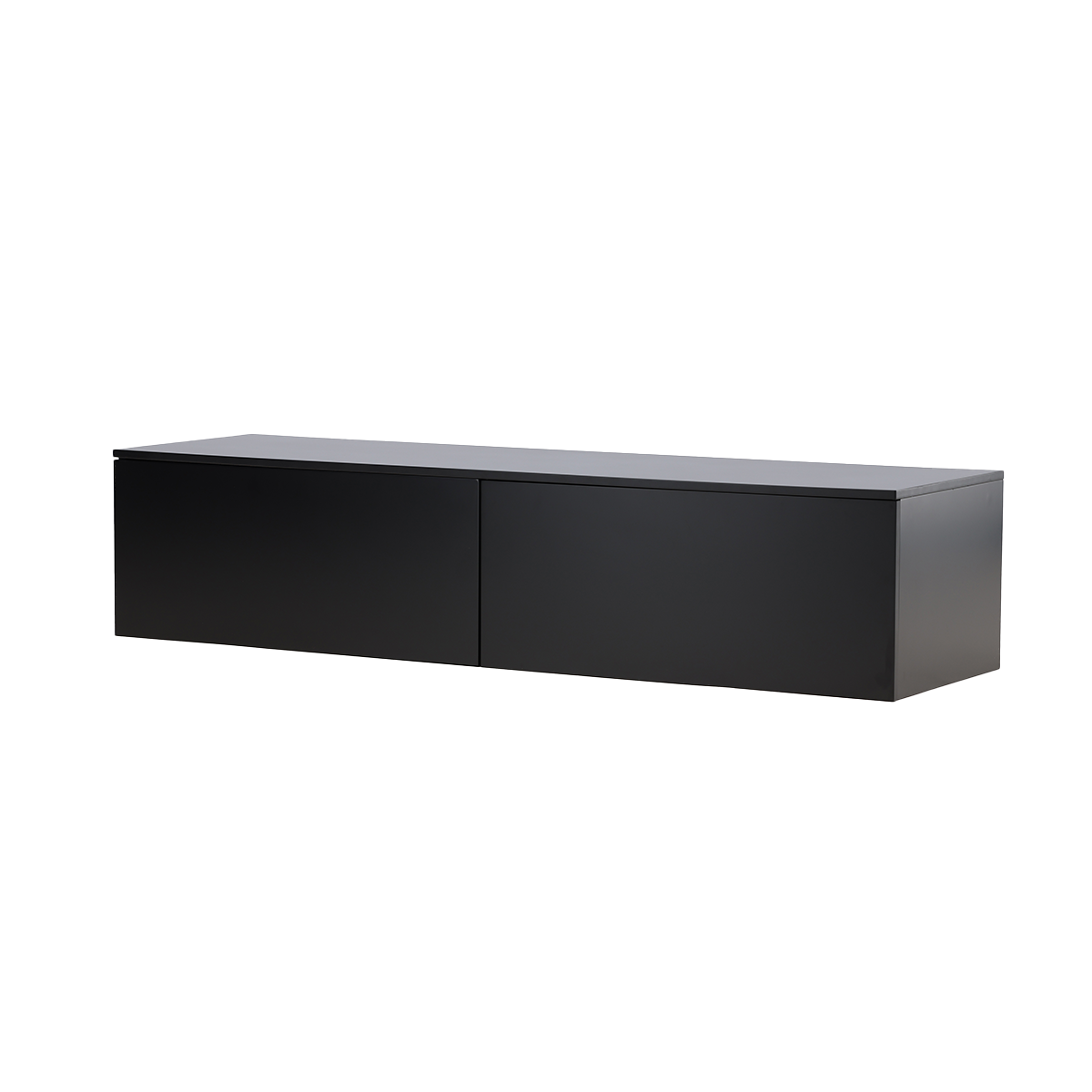 Nest living Leona houten dressoir zwart - 160 x 35 cm