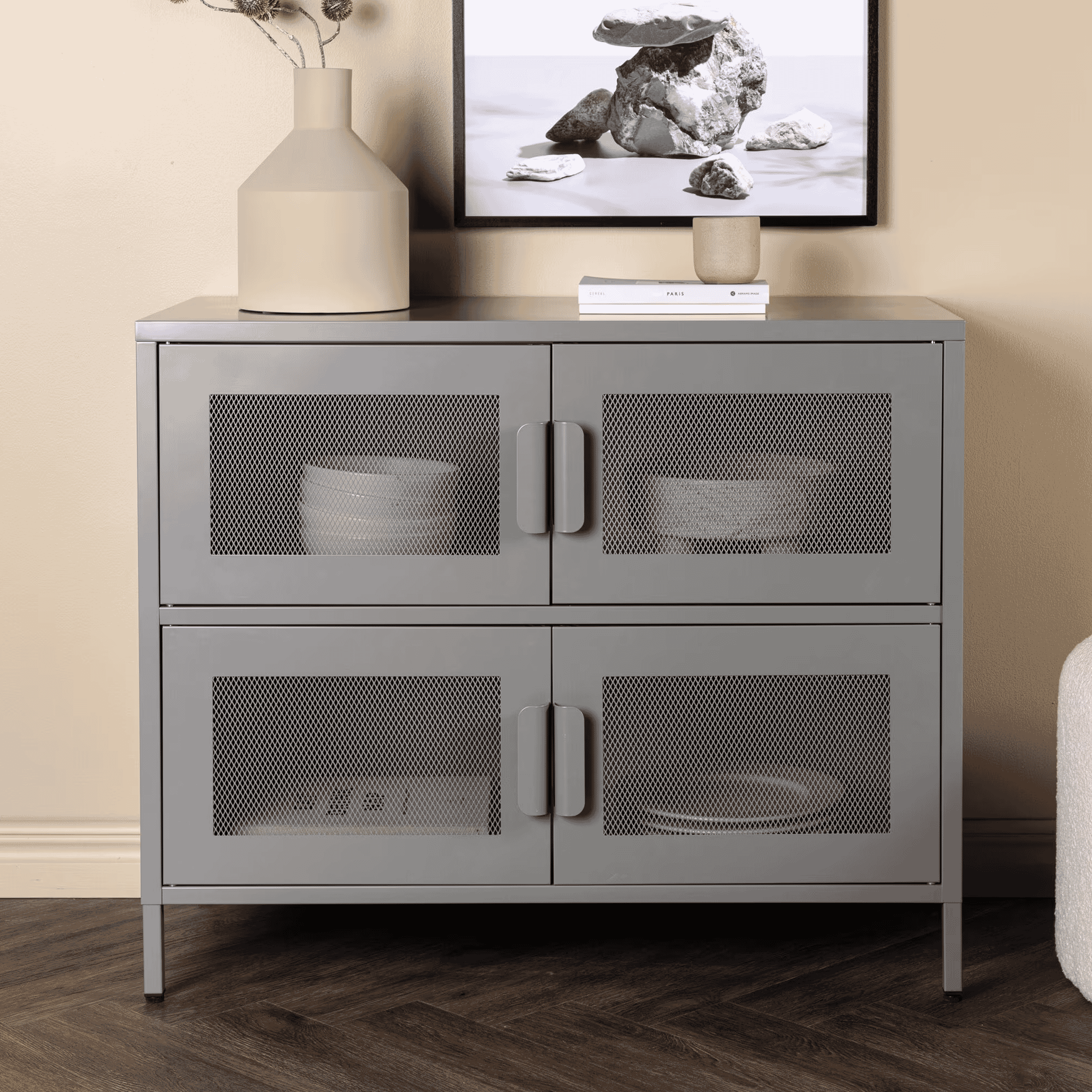 Nohr Dressoir Raeanne 90cm - Lichtgrijs