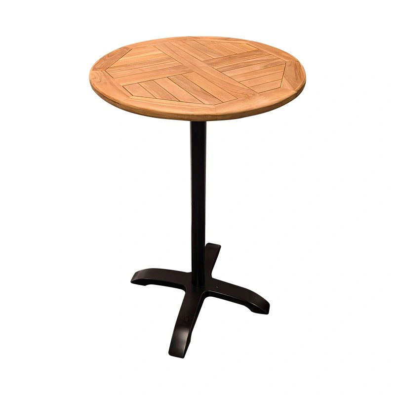 Buitengewoon de boet Bistro Round Bartafel Teak dia. 70x110 cm - 