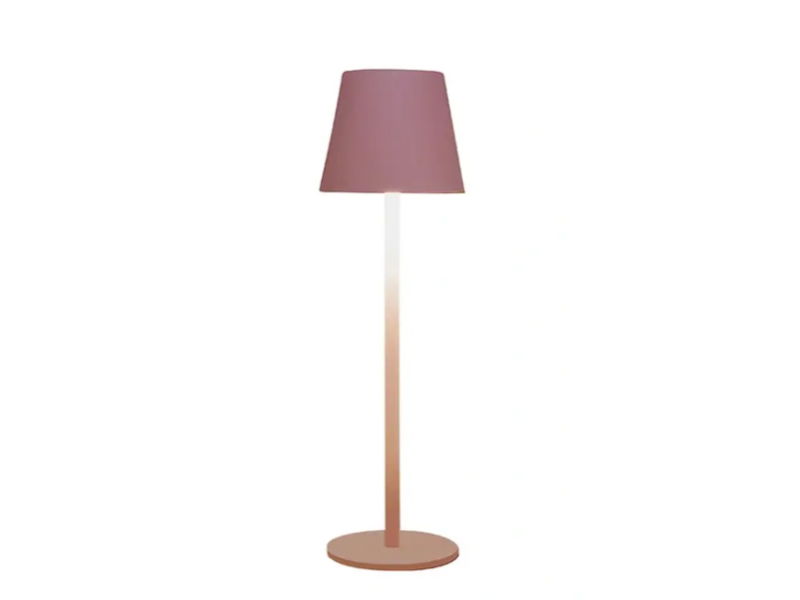 Annas collection Portable tafellamp 9x26.5 cm roze - 