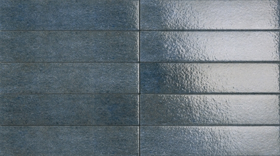 Valence Orizz vloertegel petrolio lux 6.5x29cm blauw
