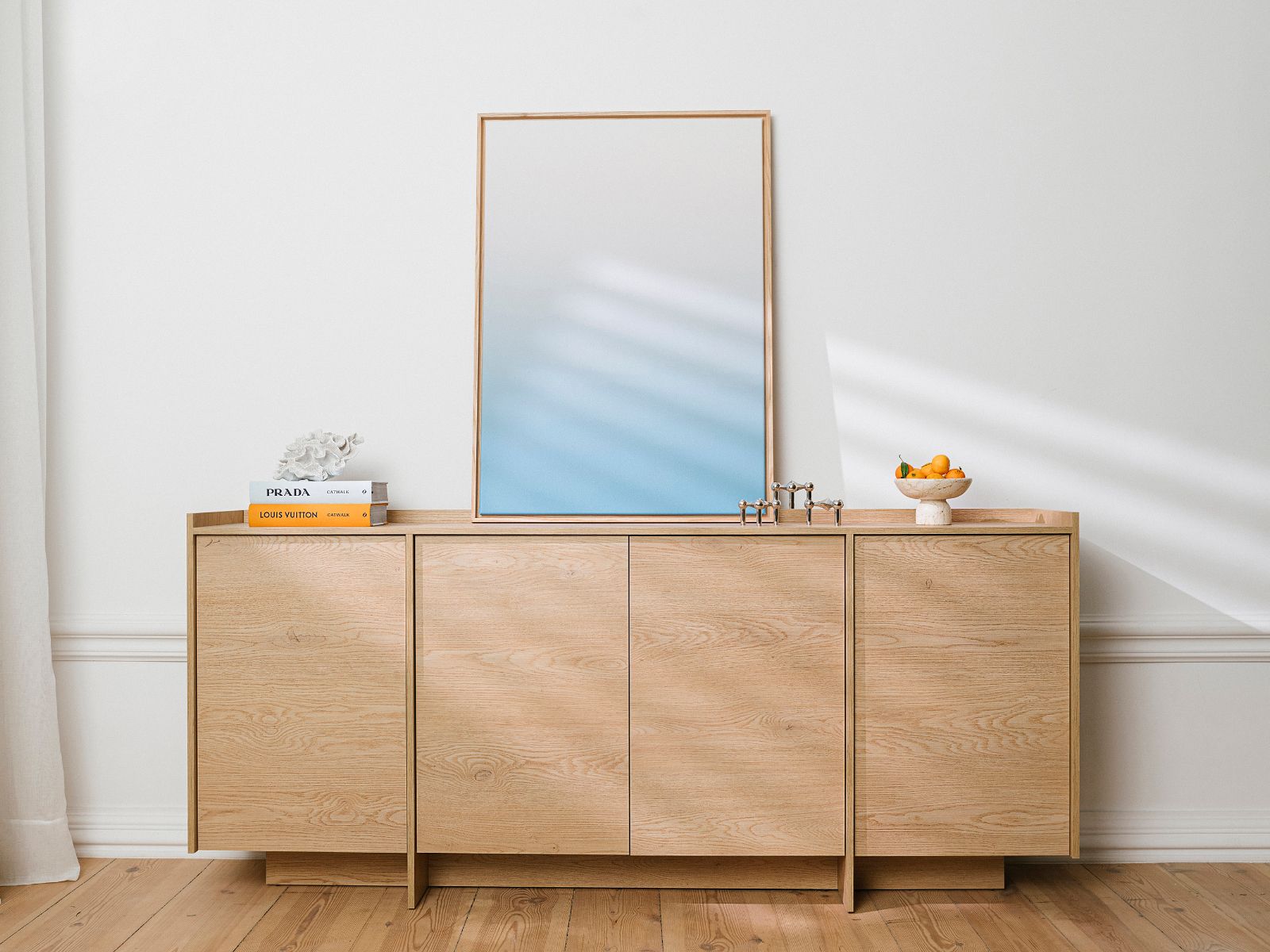 Mobistoxx Dressoir JAPONDI 4 deuren cremona eik