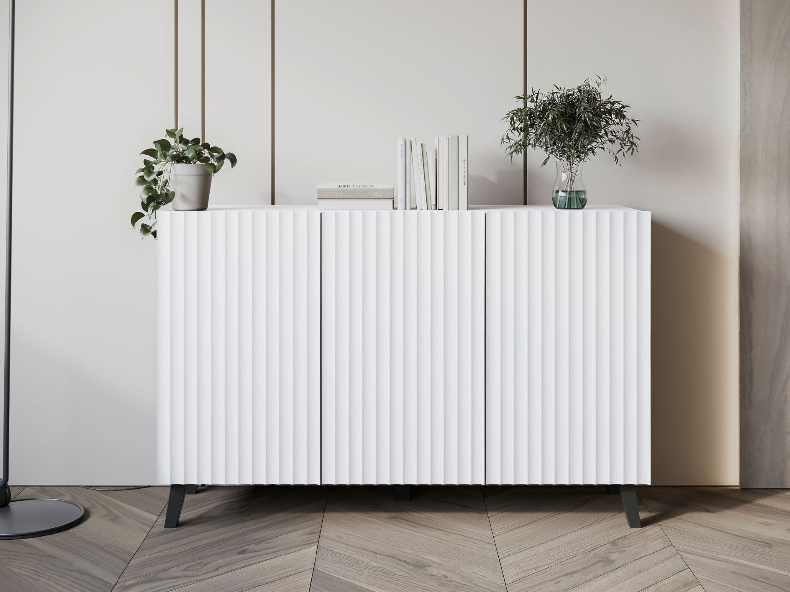 Mobistoxx Dressoir FUKETTE 3 deuren wit