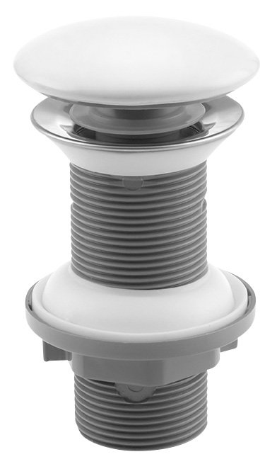 Isvea Universal keramische clickwaste met overloop wit