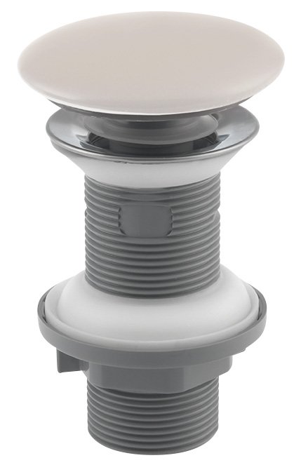 Isvea Universal keramische clickwaste met overloop mat ivoor