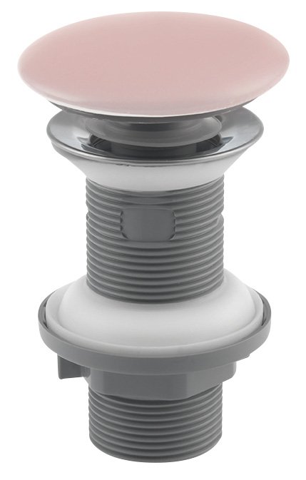 Isvea Universal keramische clickwaste met overloop mat roze