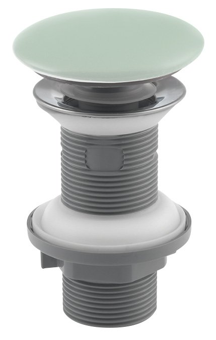 Isvea Universal keramische clickwaste met overloop mat mintgroen