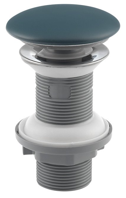 Isvea Universal keramische clickwaste met overloop mat petrol